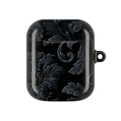Obsidian Damask · Hard Case for AirPods & AirPods Pro · Black