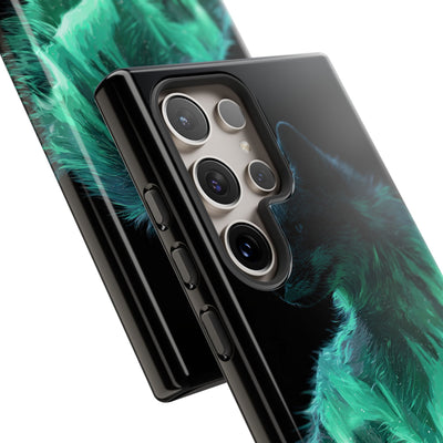 Nordic Aurora Fox · Tough Phone Case for Samsung · Teal