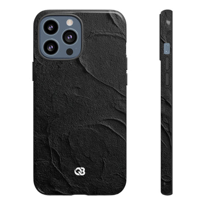 Obsidian Stucco Relief · Tough Phone Case for iPhone · Black