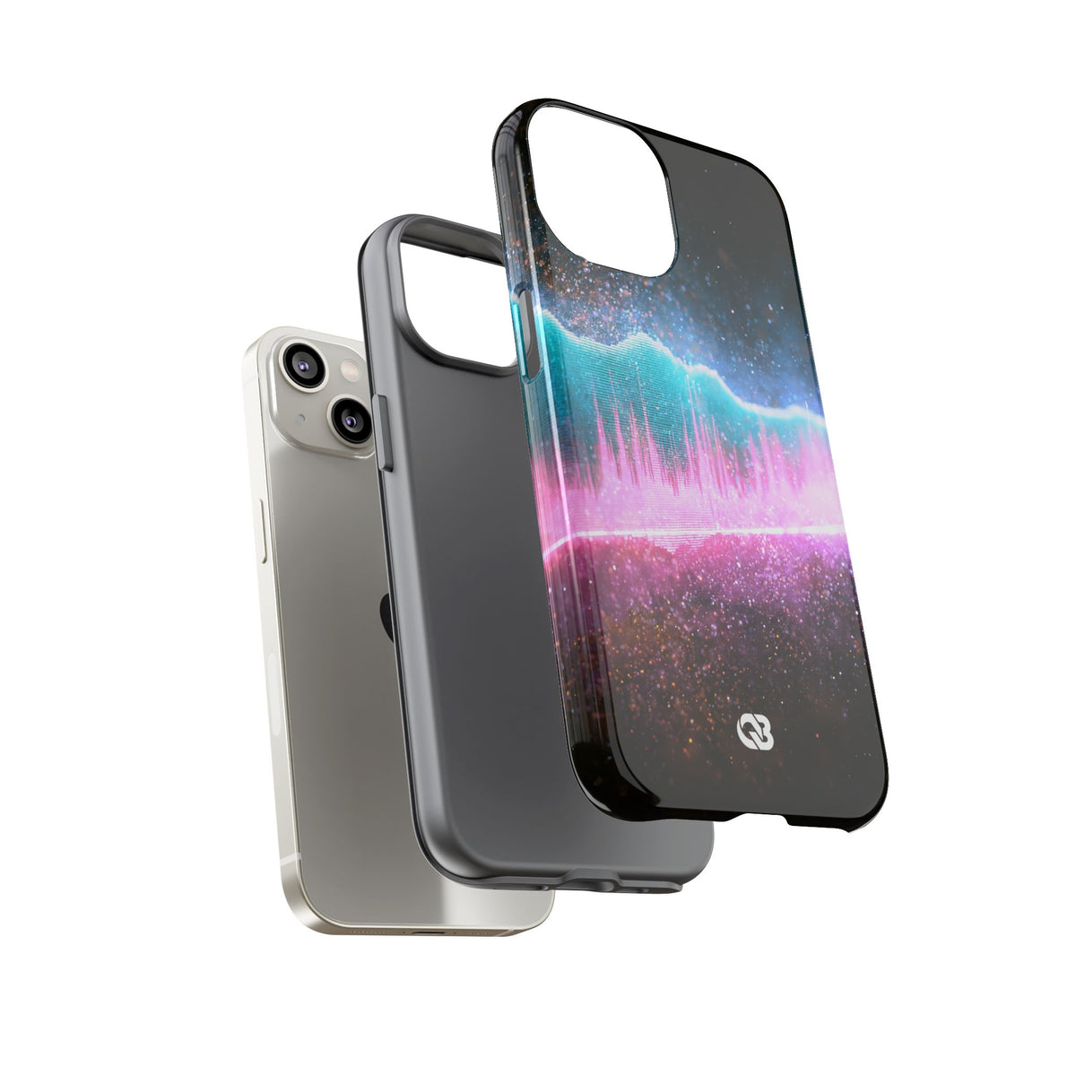 Digital Frequency · Tough Phone Case for iPhone · Pink