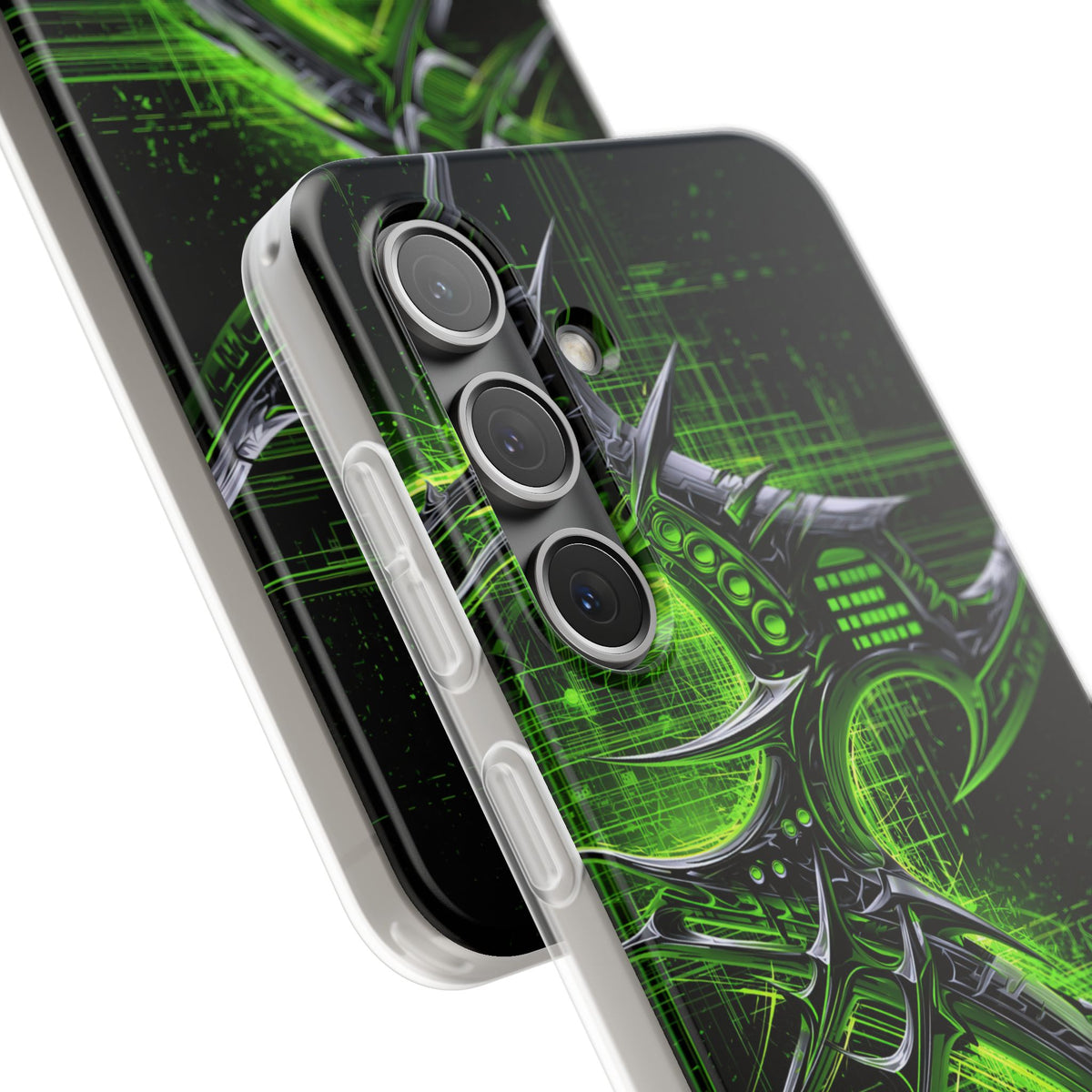 Cyber Sigil Grid · Lite Phone Case for Samsung · Green