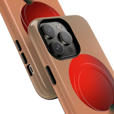 Crimson Sol Ridge · Tough 2.0 Magnetic Phone Case for iPhone · Red