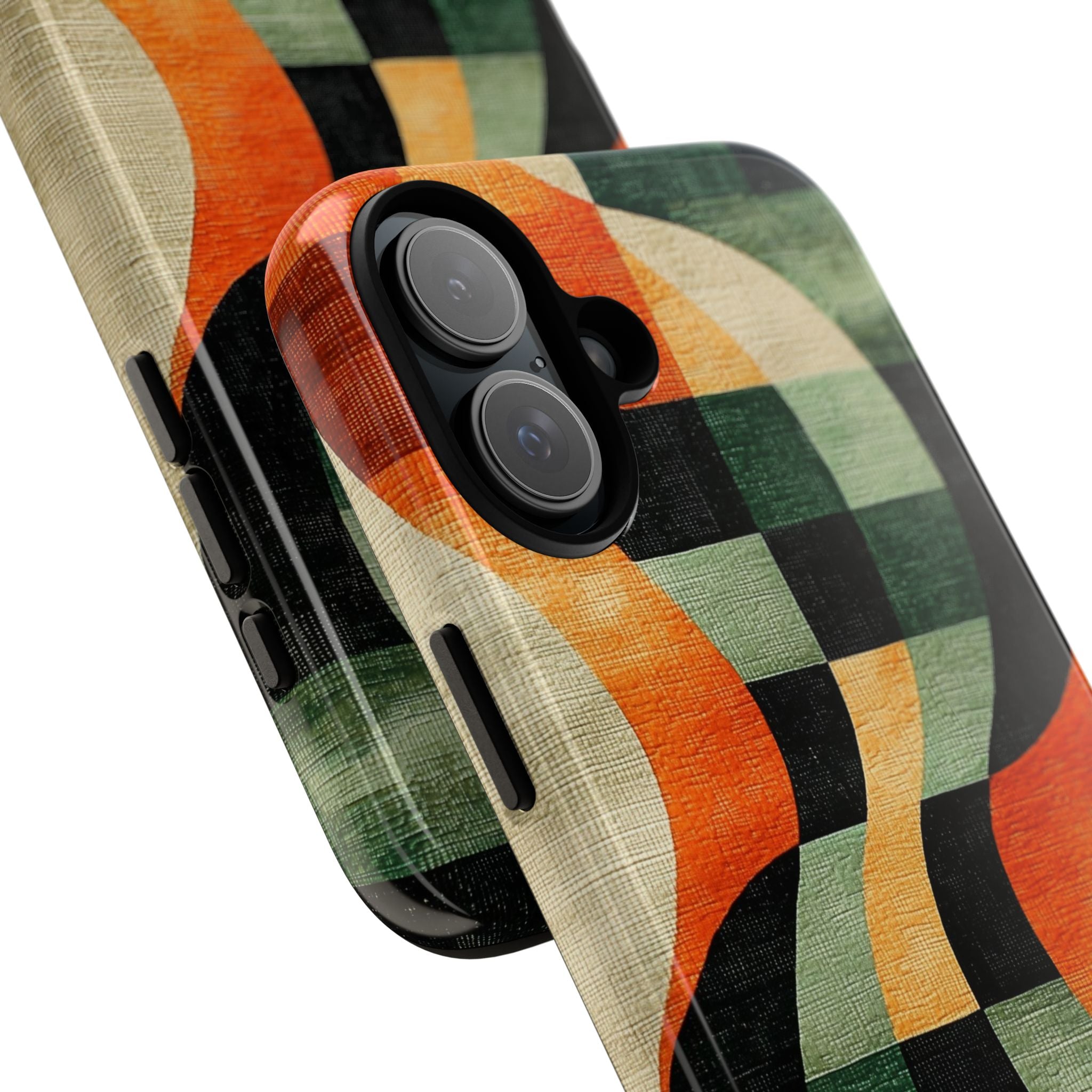 Burnt Orange Curve · Tough Etui na telefon dla iPhone