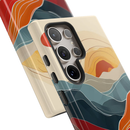 Auringonpaisteiset harjanteet Samsung S24 Ultra - Kova suojakotelo