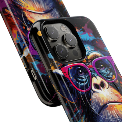 Neon Splatter Primate · Tough+ Magsafe