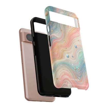 Iridescent Swirls Google Pixel 8 Case - Tough