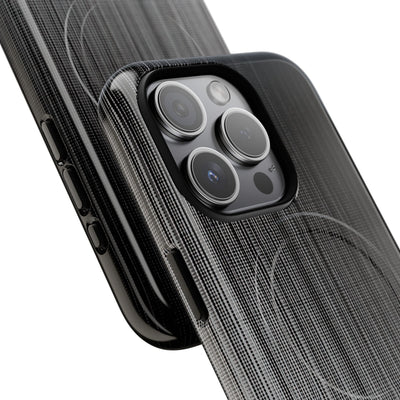 Grey Tough 2.0 Magsafe Phone Case for iPhone - Static Vertical Dither