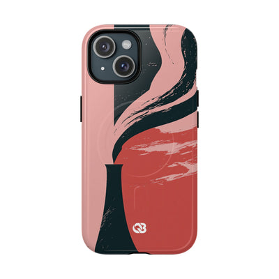 Pink Tough 2.0 Magsafe Phone Case for iPhone - Cinder Rose Plume