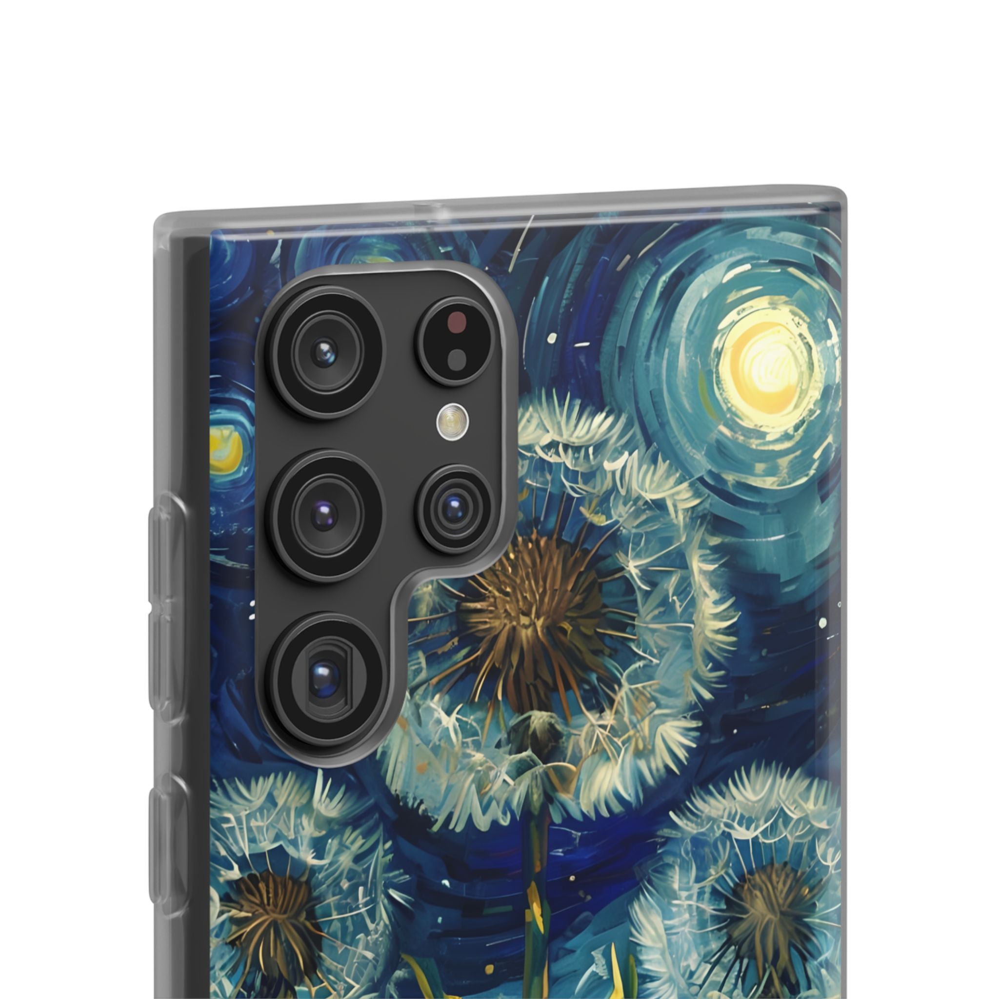 Starry Dandelion Swirl · Soft Phone Case for Samsung