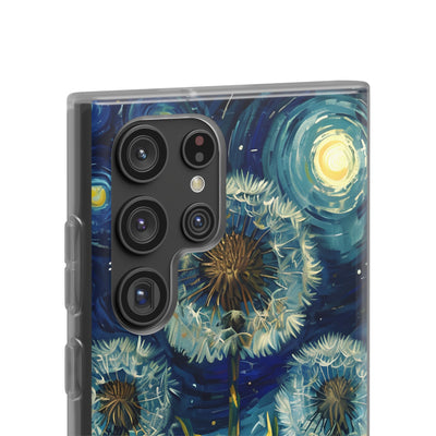 Starry Dandelion Swirl · Soft Phone Case for Samsung