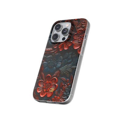 Carved Earth Bloom · Soft Phone Case for iPhone