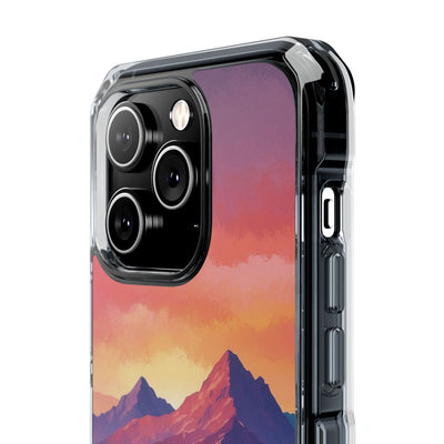 Crimson Mountain Dusk · Impact Handyhülle für iPhone · Magsafe