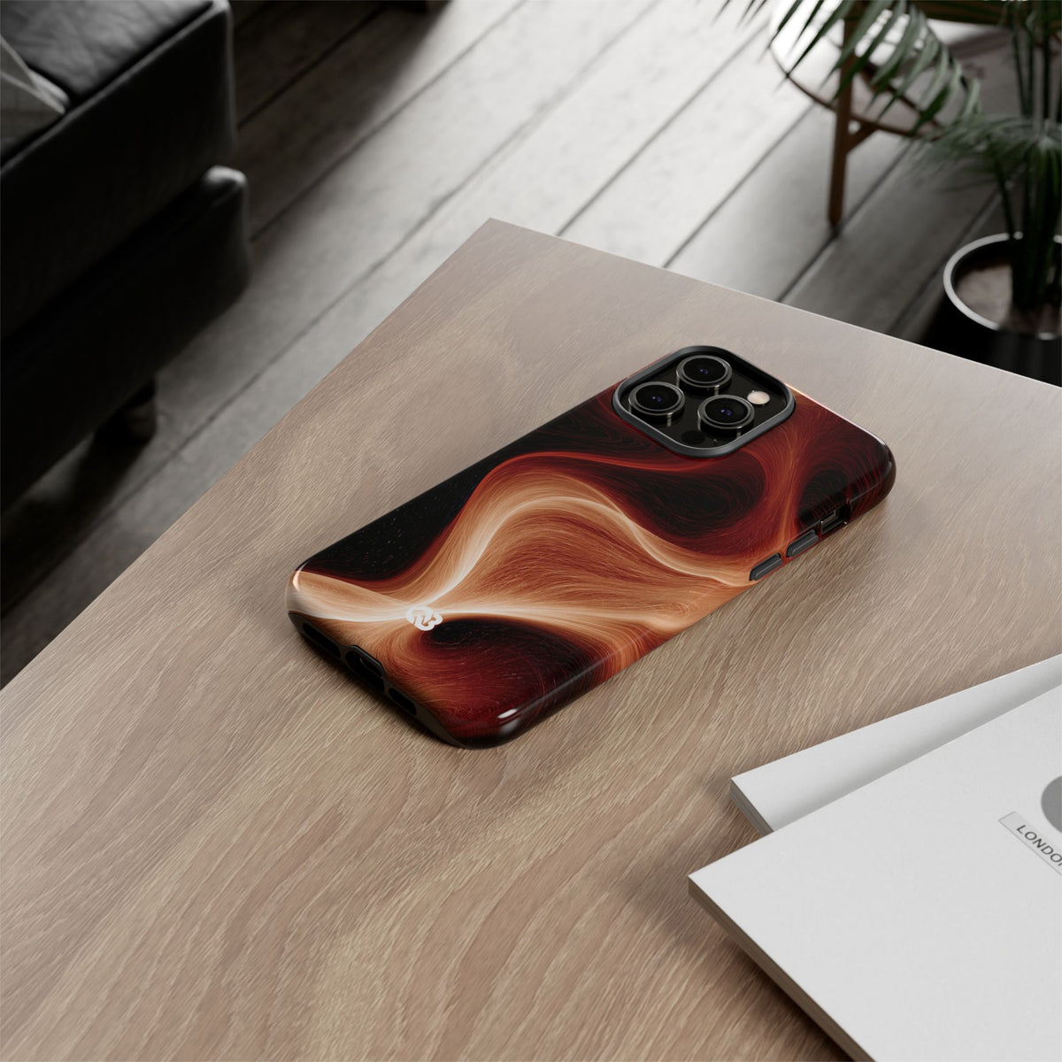 Solar Ember Flow · Tough Phone Case for iPhone · Orange