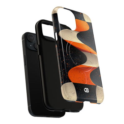 Orange Grit Twist · Tough+ Phone Case for iPhone · Magsafe