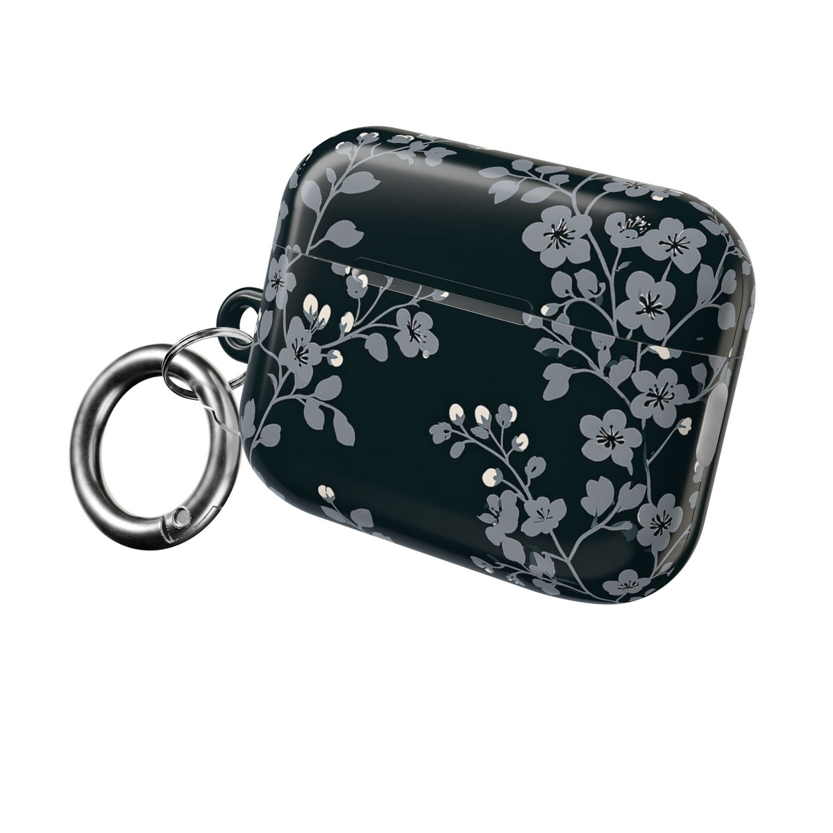 Nocturne Blossom Branch · Hard Case for AirPods & AirPods Pro · Black