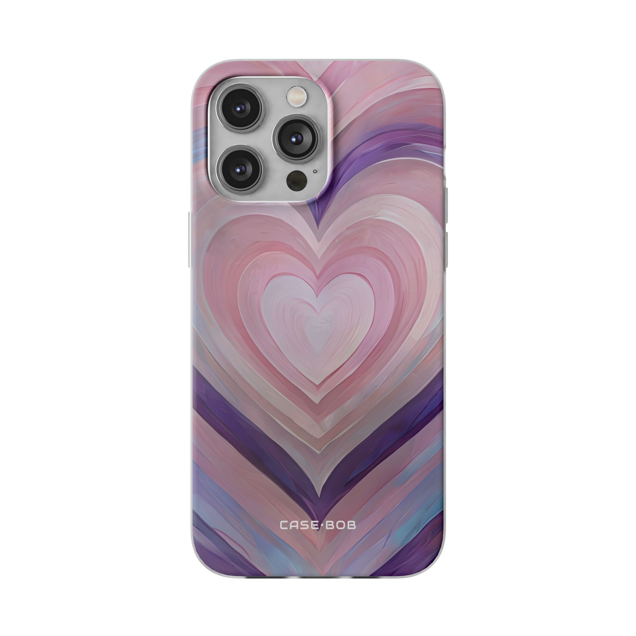 Radiant Heartbrush iPhone 14 Pro Max -pehmeä suojakotelo