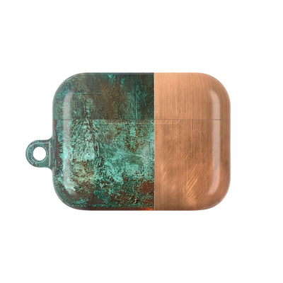 Oxidized Copper Patina · Hard Case for AirPods & AirPods Pro · Green