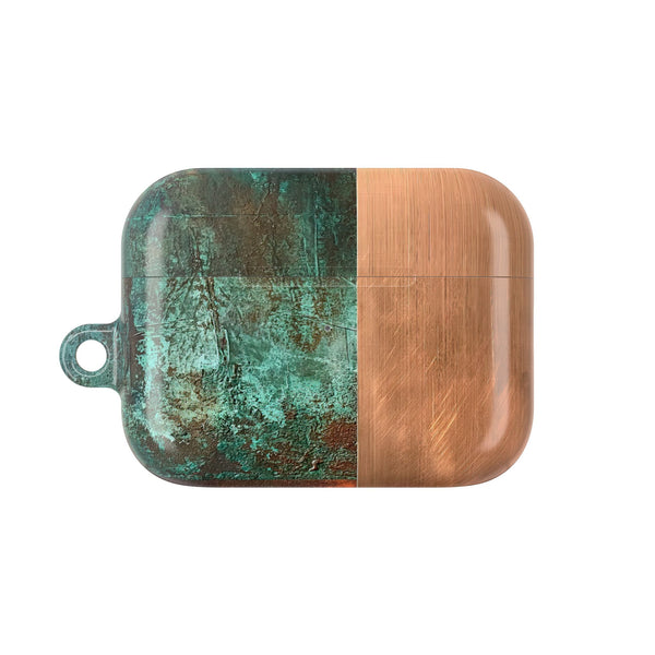 Oxidized Copper Patina · Hard Case for AirPods & AirPods Pro · Green