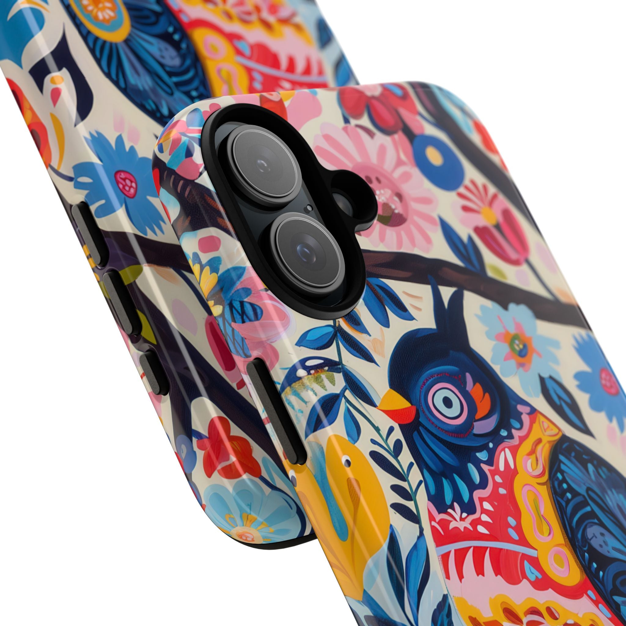Owl Bloom iPhone 16 Plus Case - Tough