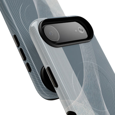 Slate Contour Drift · Tough 2.0 Magnetic Phone Case for iPhone · Grey
