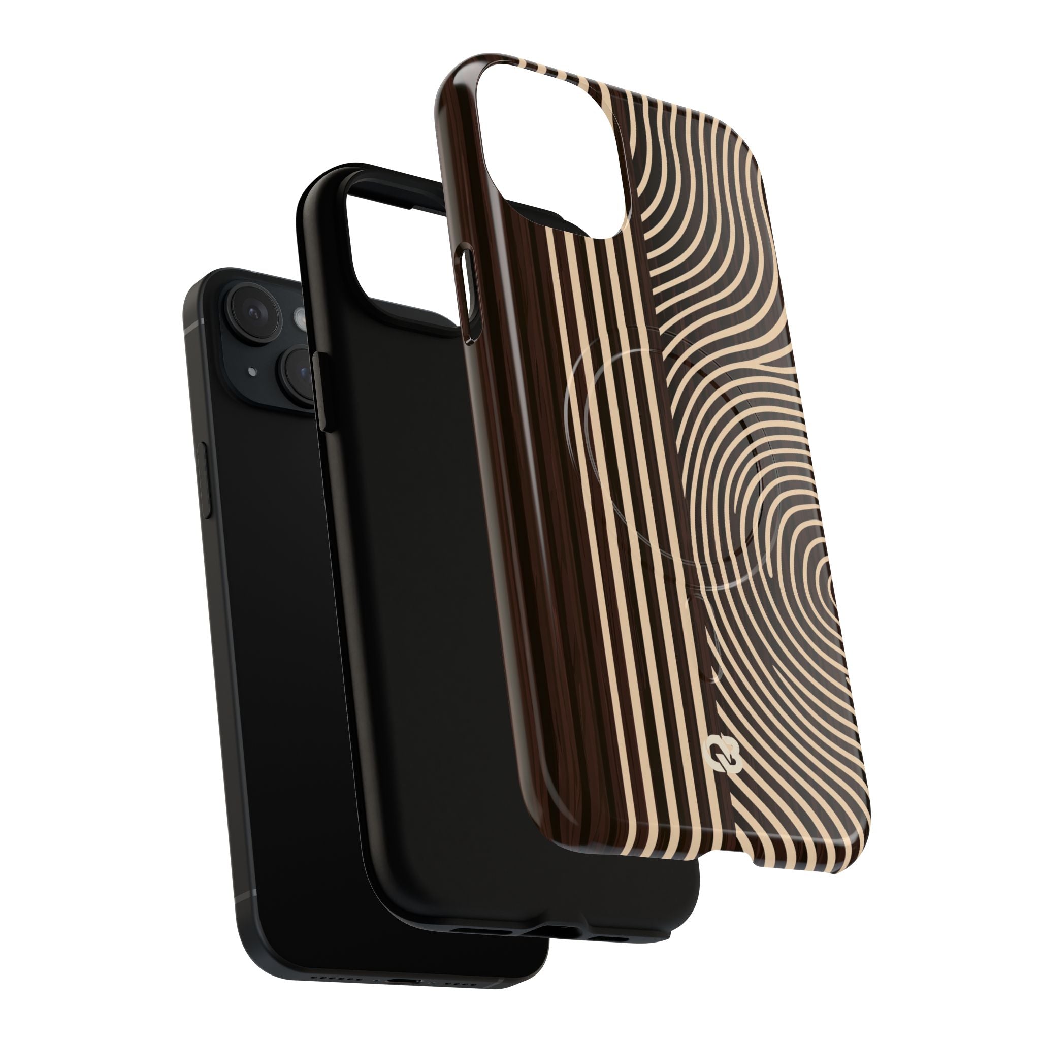 Brown Tough 2.0 Magsafe Phone Case for iPhone - Espresso Sand Ridge
