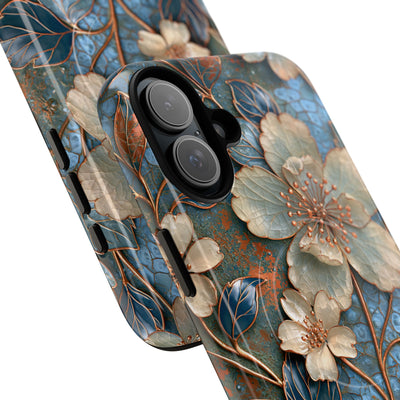 Gilded Blossom Reverie · Tough 2.0 Magnetic Phone Case for iPhone · Teal
