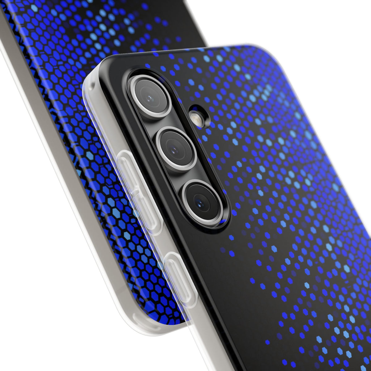 Cobalt Hex Dispersion · Lite Phone Case for Samsung · Blue