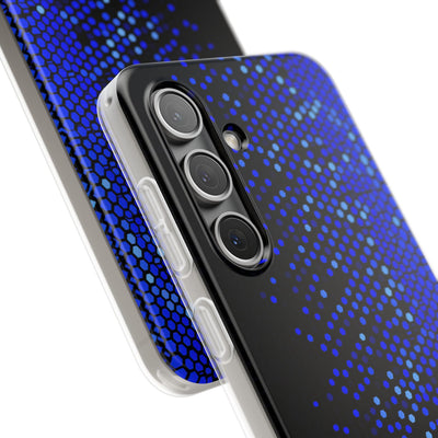Cobalt Hex Dispersion · Lite Phone Case for Samsung · Blue