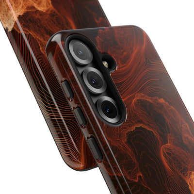 Amber Filament · Tough Phone Case for Samsung · Orange