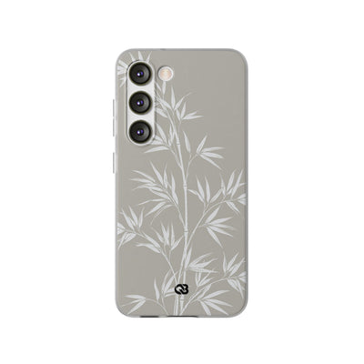 Beige Lite Phone Case for Samsung - Sandstone Bamboo Stalks