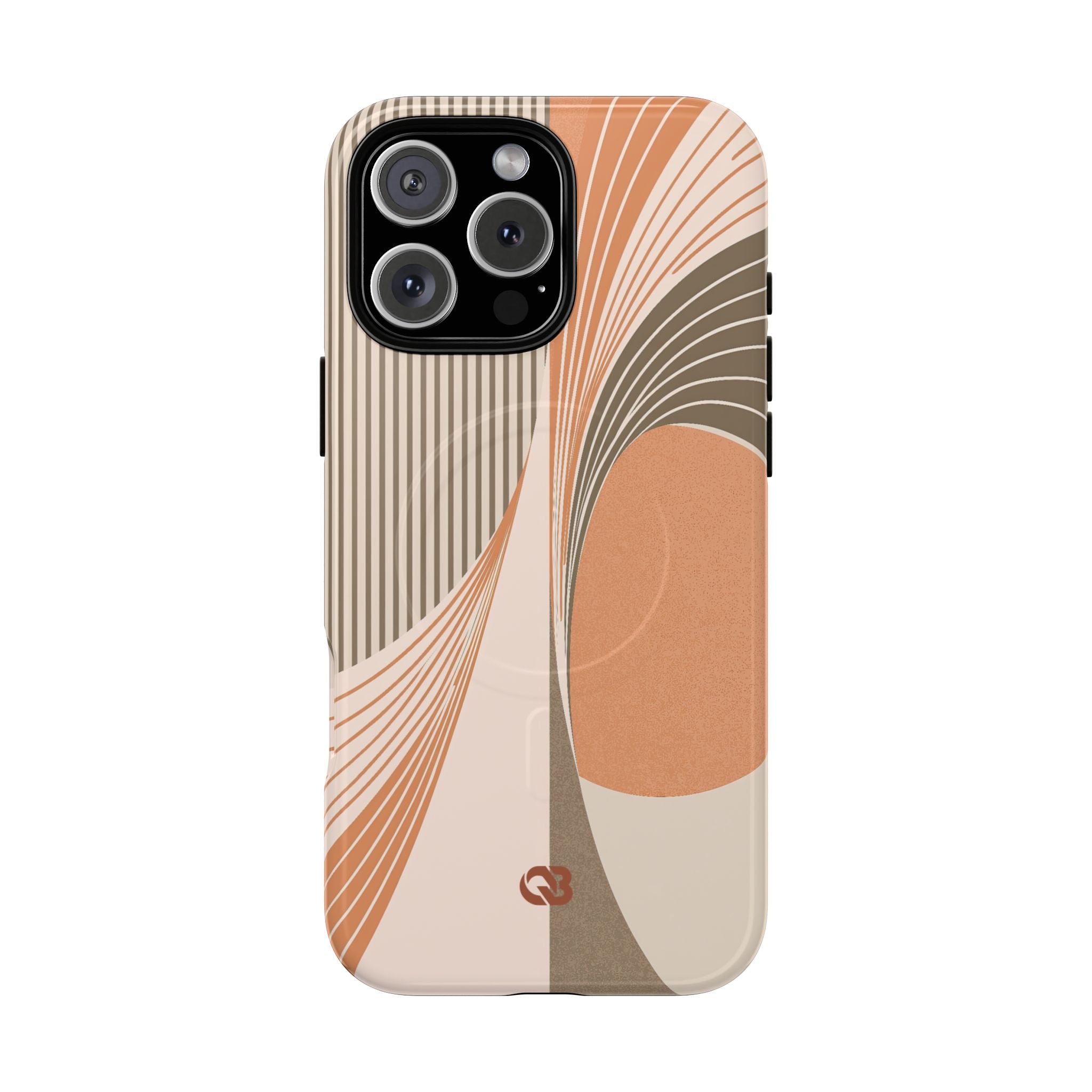 Orange Tough 2.0 Magsafe Phone Case for iPhone - Desert Arc Horizon