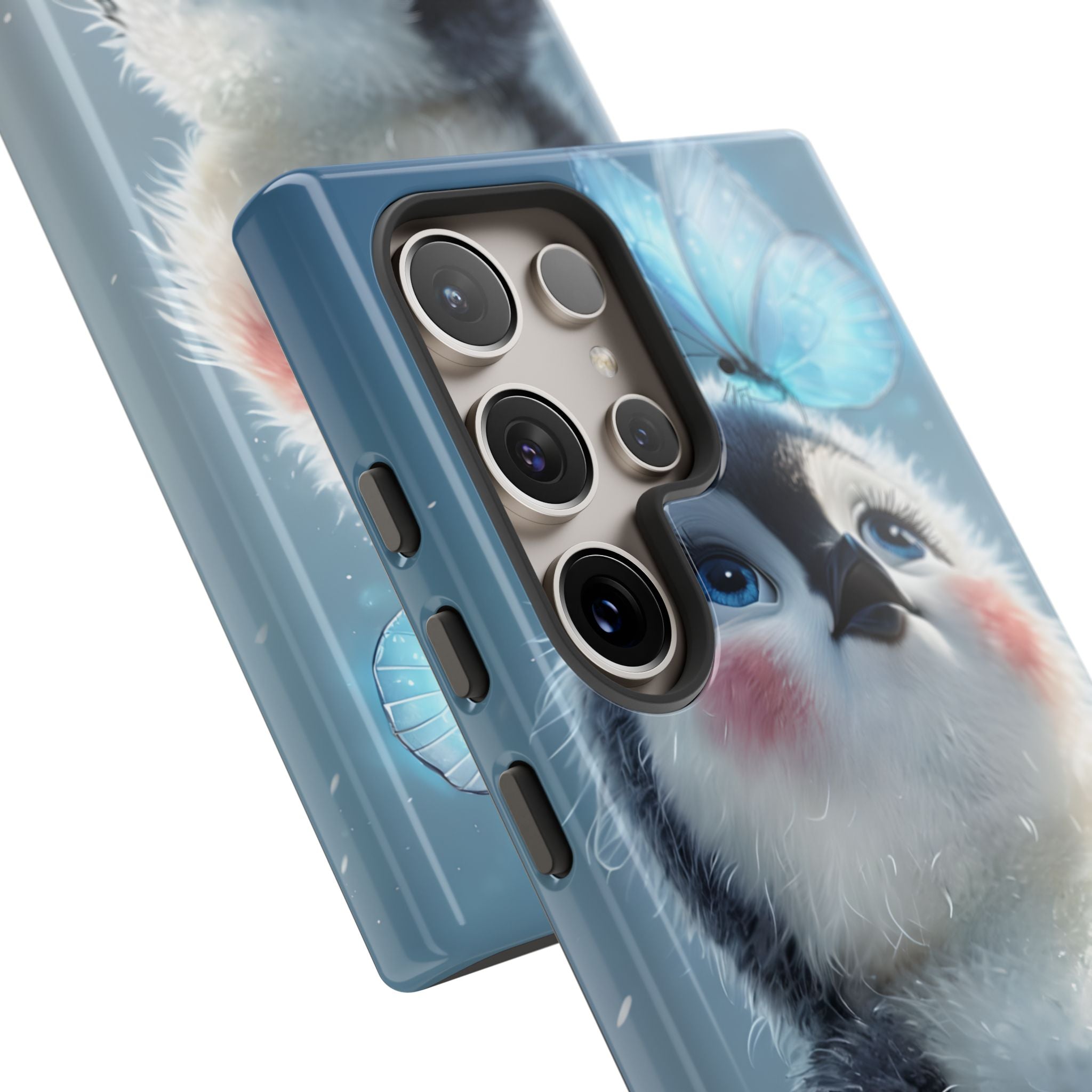 Frosty Penguin Glow · Tough Phone Case for Samsung
