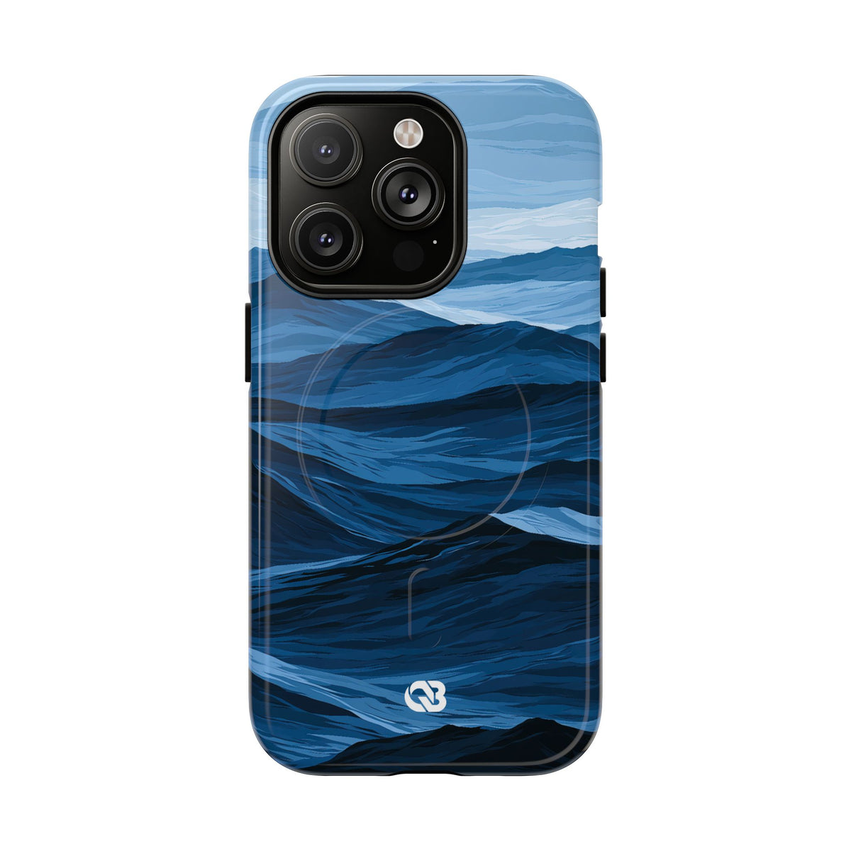 Cerulean Ridges · Tough 2.0 Magnetic Phone Case for iPhone · Blue