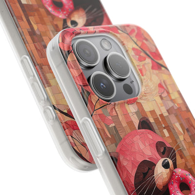 Crimson Donut Bandit · Soft Custodia per iPhone
