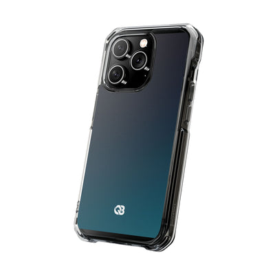 Abyssal Midnight · Clear Impact Magnetic Phone Case for iPhone · Blue