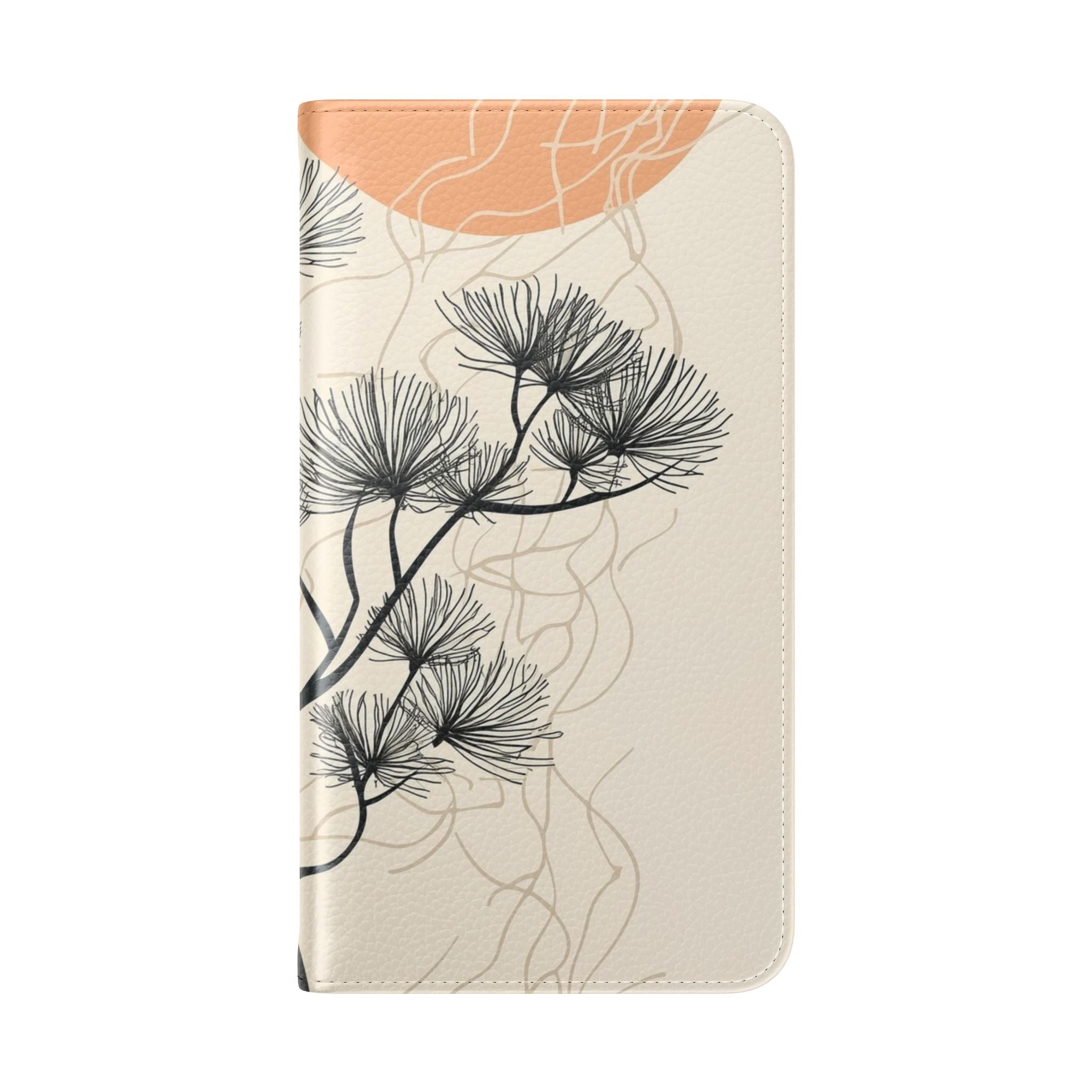 Spiky Tree Sunset - Samsung S23 Case - Wallet
