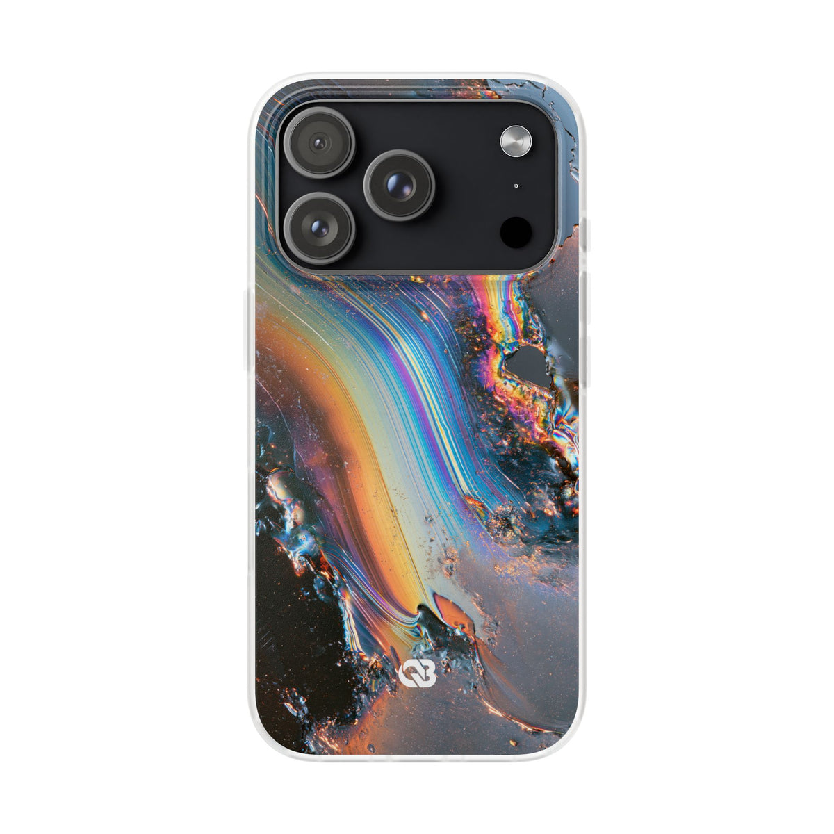 Prismatic Aura Flow · Lite Phone Case for iPhone ·  Blue