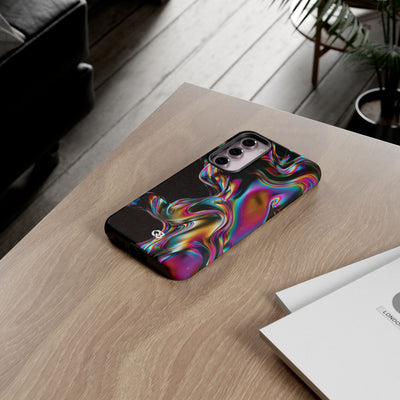Purple Tough Phone Case for Samsung - Liquid Neon Chrome