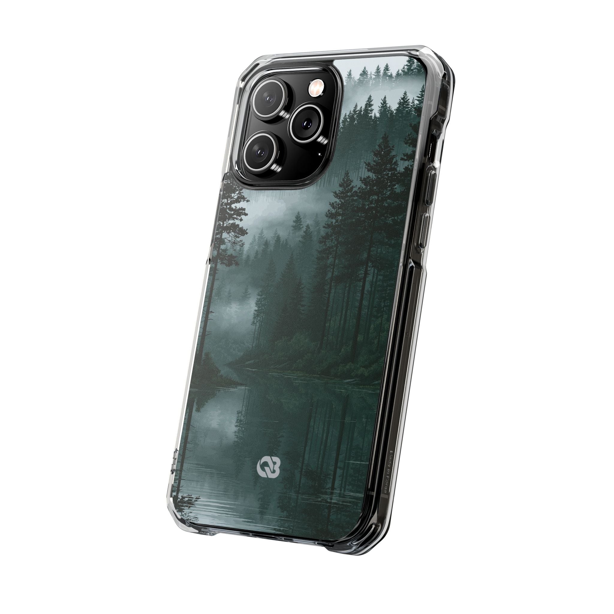 Green Impact MagSafe Phone Case for iPhone - Misty Evergreen Mirror