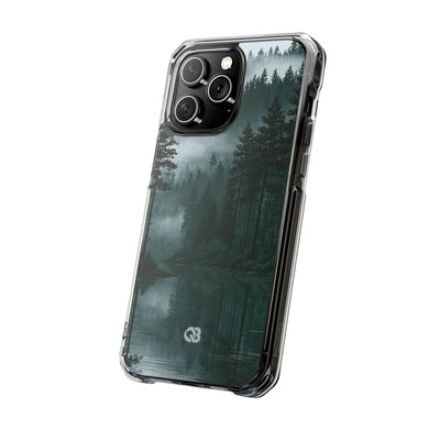 Green Impact MagSafe Phone Case for iPhone - Misty Evergreen Mirror