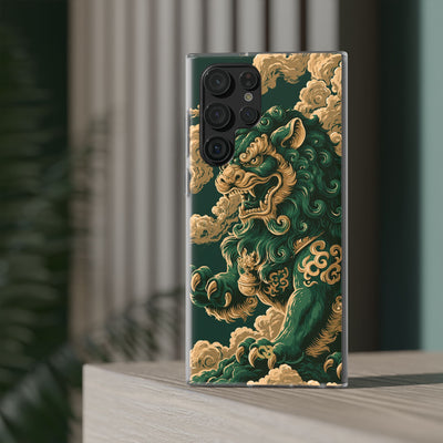 Imperial Guardian Lion · Lite Phone Case for Samsung · Green