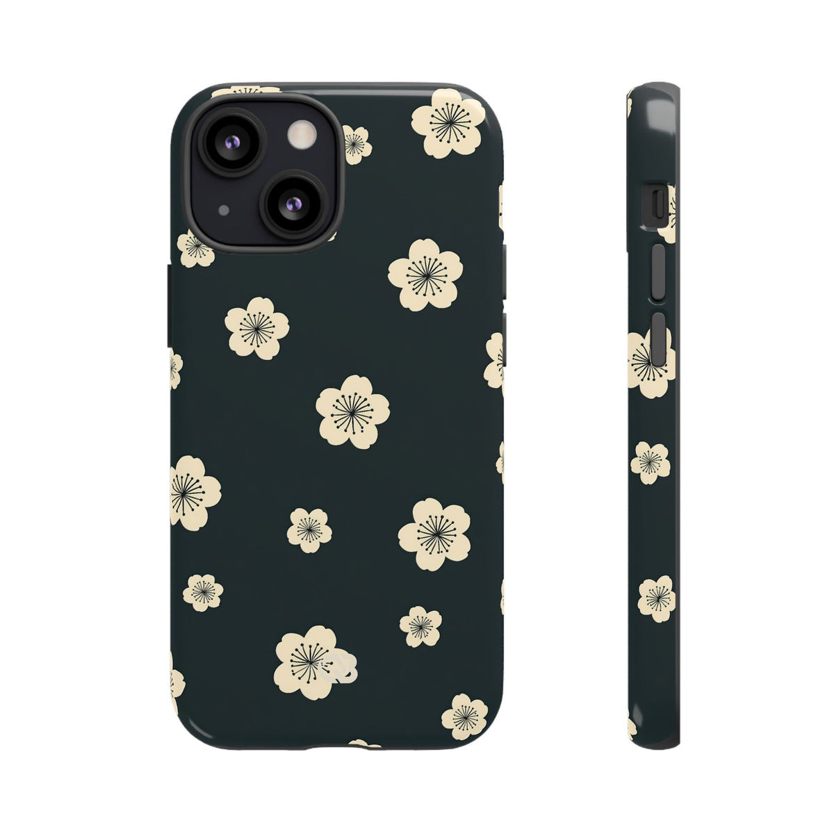 Midnight Sakura Bloom · Tough Phone Case for iPhone · Black