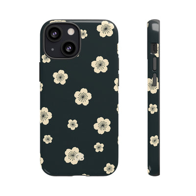Midnight Sakura Bloom · Tough Phone Case for iPhone · Black