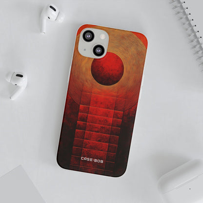 Crimson Orbit iPhone 13 - Soft