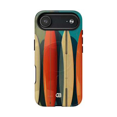 Teal Coast Lineup · Tough+ Coque de téléphone pour iPhone · MagSafe