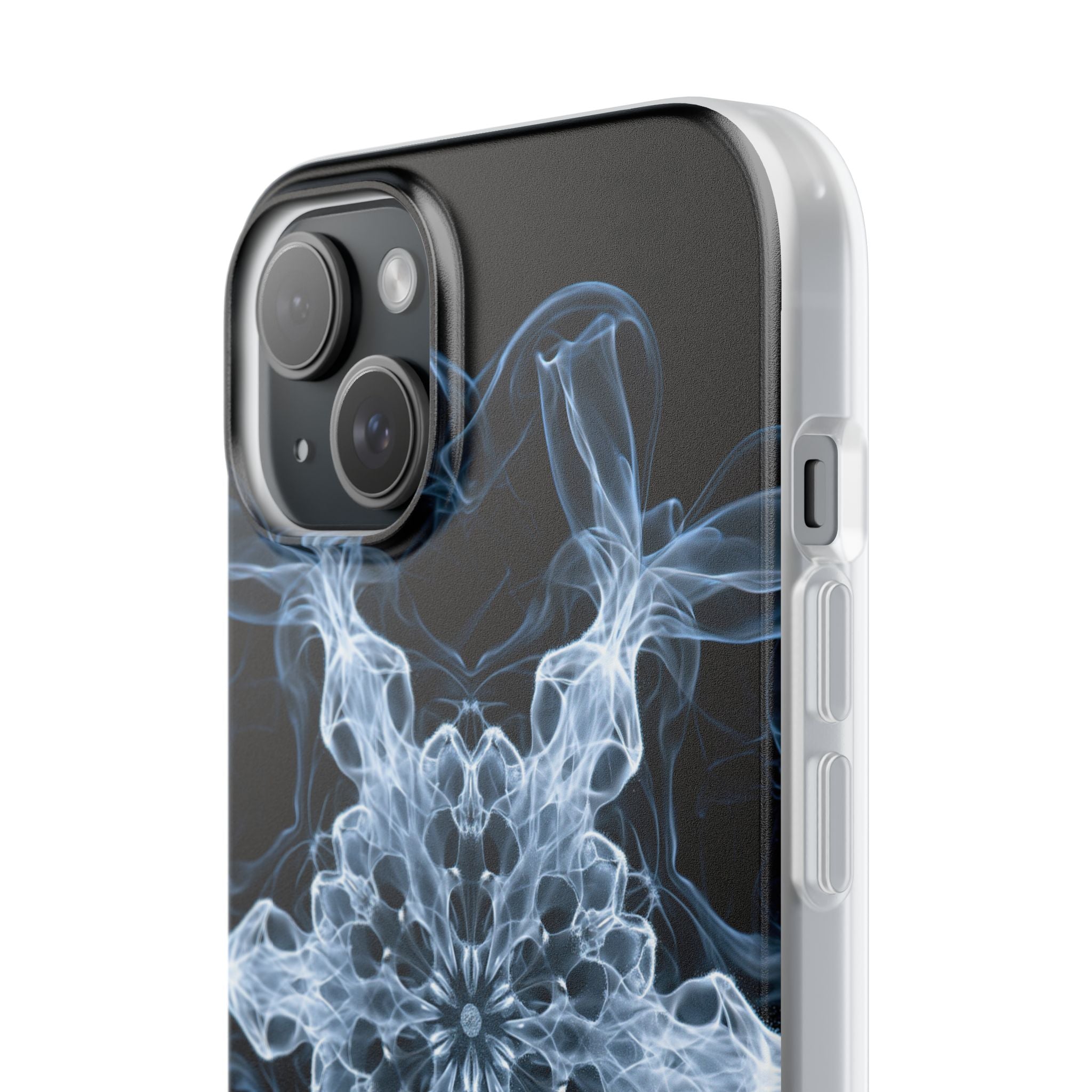 Blue Lite Phone Case for iPhone - Glacial Smoke Crown