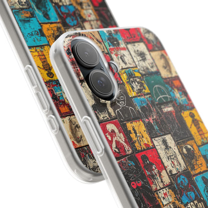 Figured Grid iPhone 16 Plus Case - Soft - CASE•BOB