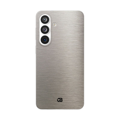 Grey Lite Phone Case for Samsung - Brushed Nickel Linen