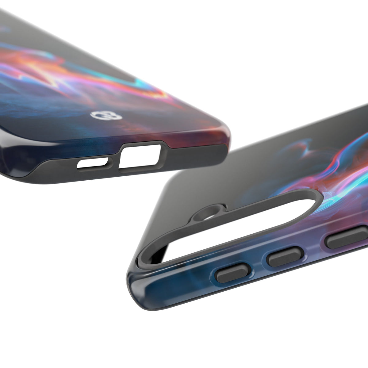 Neon Waveform · Tough Phone Case for Samsung · Black