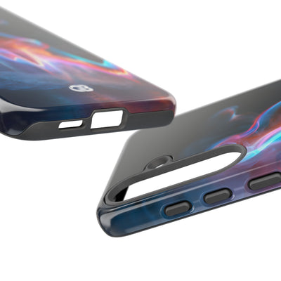 Neon Waveform · Tough Phone Case for Samsung · Black
